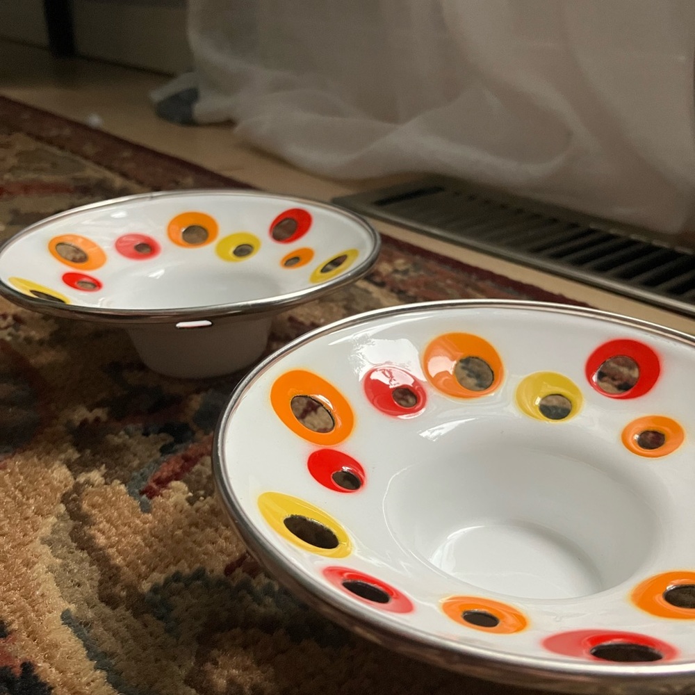 Vintage ikea candle holders
